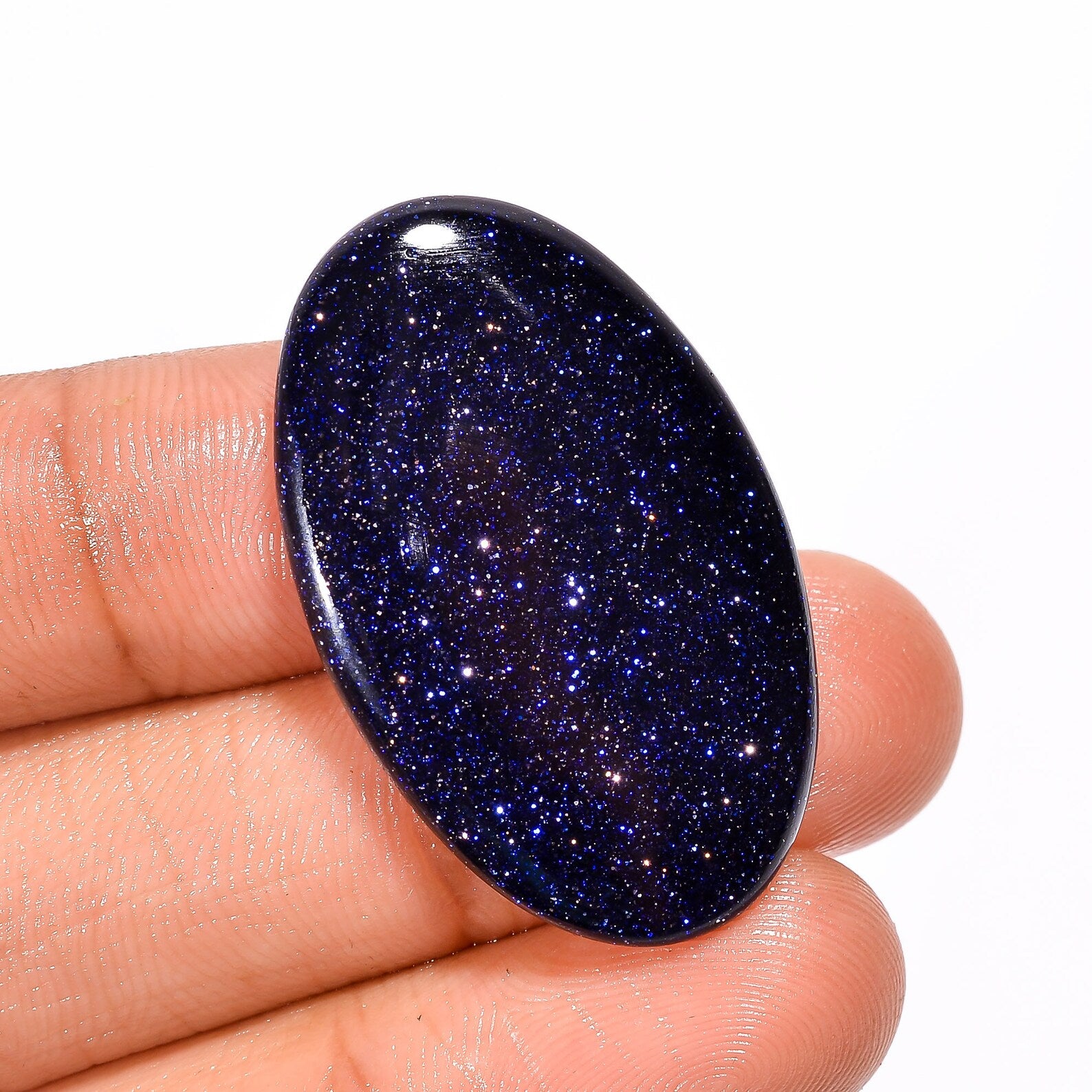 Tumbled Stone- Blue Goldstone