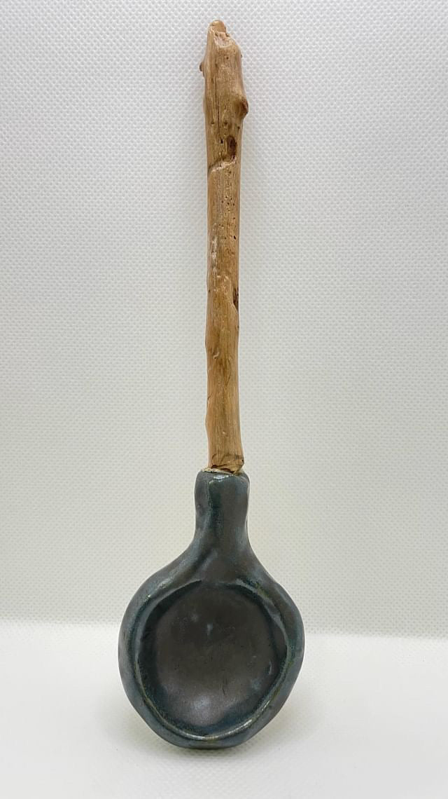 Pottery by Jackie- Driftwood Handled Spoons