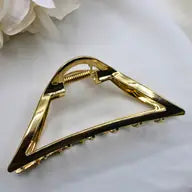 Gold Hair Claw Clips