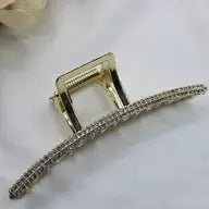 Emi Rhinestone and Pearl Hair Claw Clips