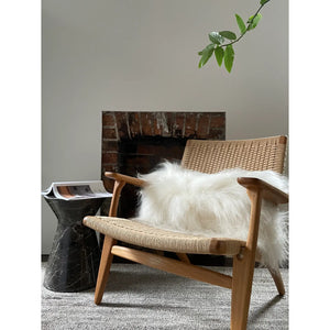 Icelandic Sheepskin  Pillow- White