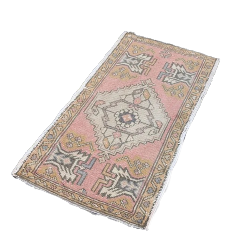 Vintage Turkish Rug- Blushed Taupes