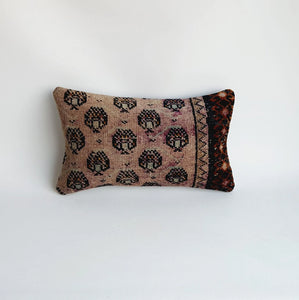 Vintage Turkish Rug Pillow~ Lavande