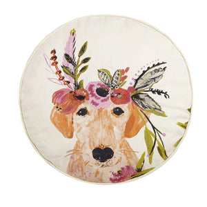 Labrador Embroidered Pillow