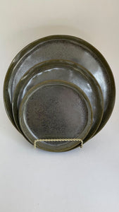 Pottery by Jackie 3 Piece Plate Set