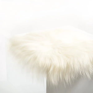 Icelandic Sheepskin Chair Pad- White