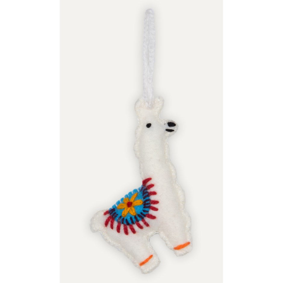 Fair Trade Ornament~ Llama Star