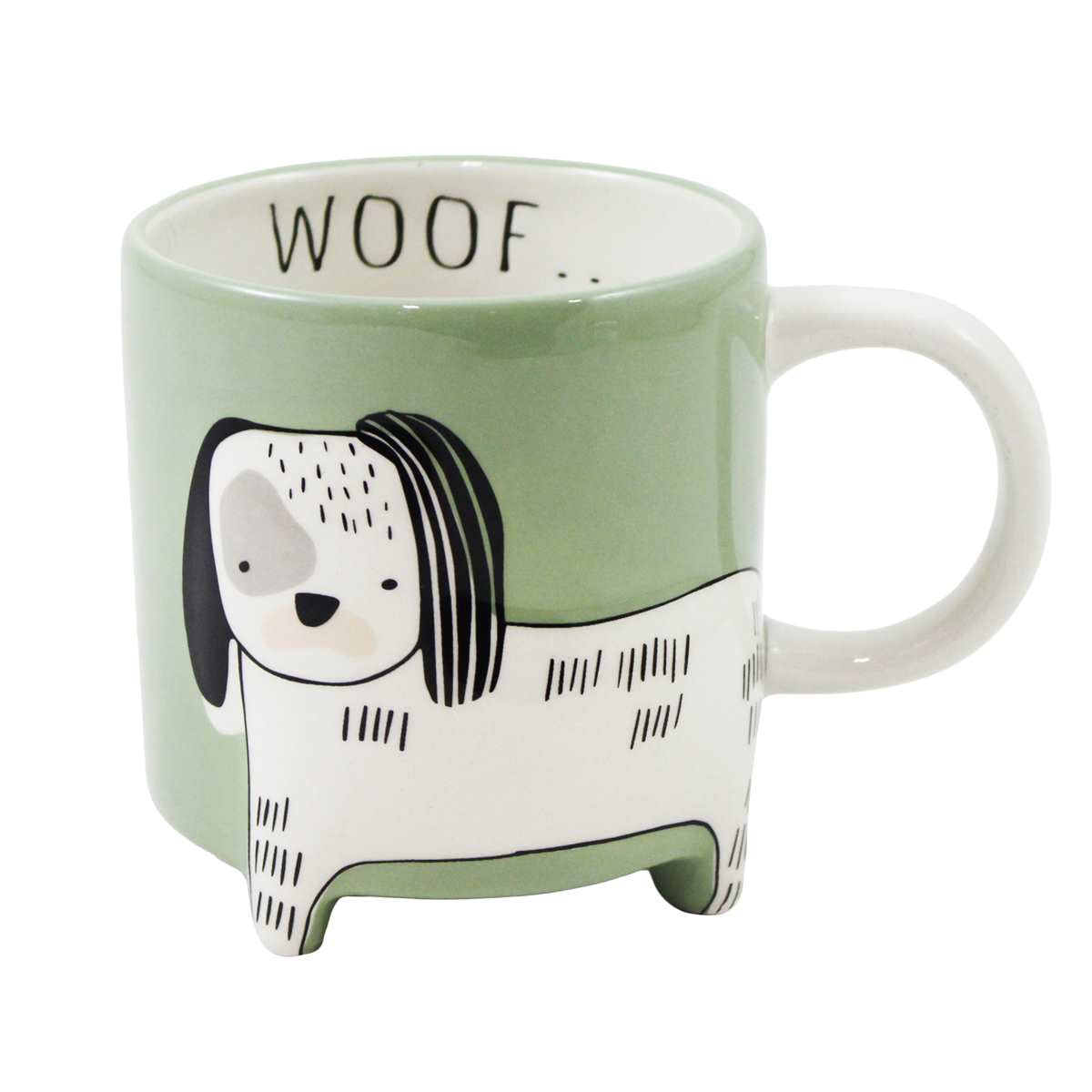 Green Dog Mug