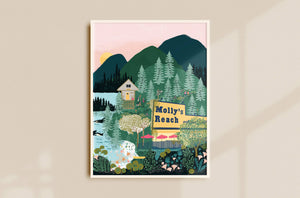 Sunshine Coast Art Print by Anja Jane