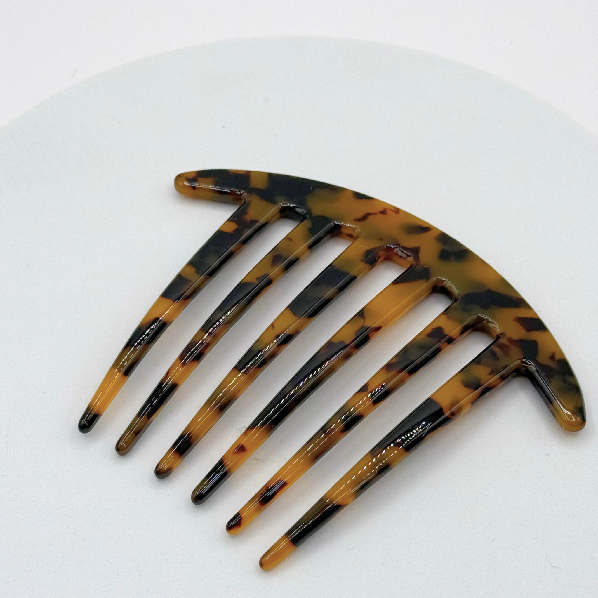 Cellulose Acetate French Side Hair Combs