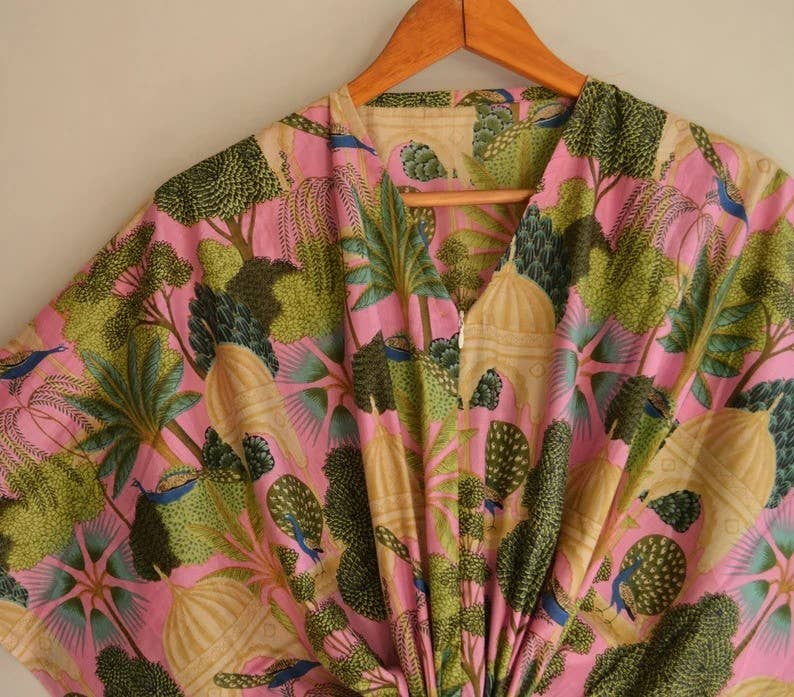 Cotton Long Kaftan Dress