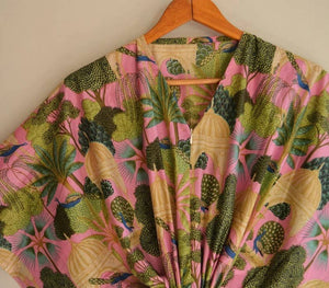 Cotton Long Kaftan Dress