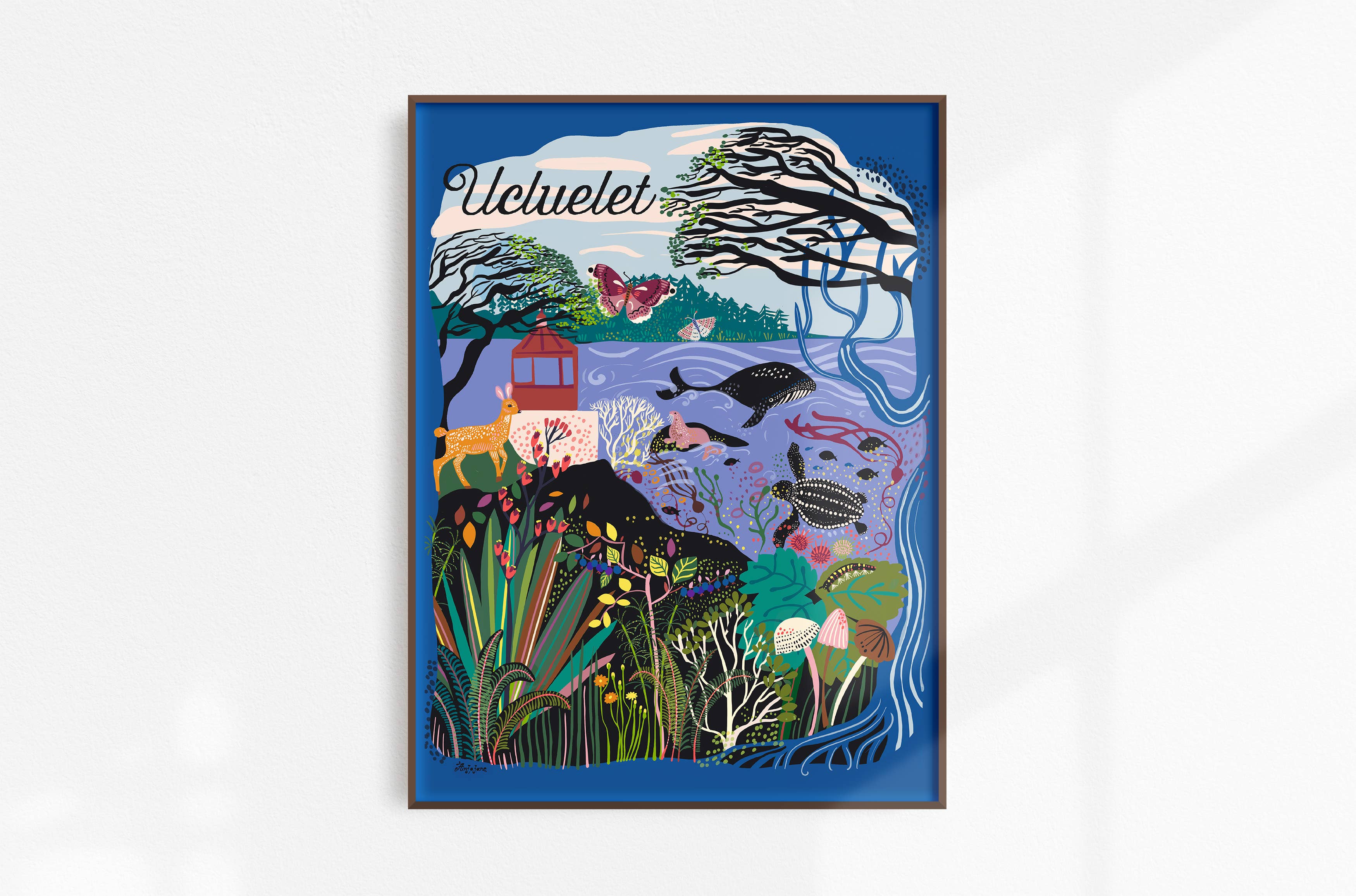 Ucluelet Art Print by Anja Jane