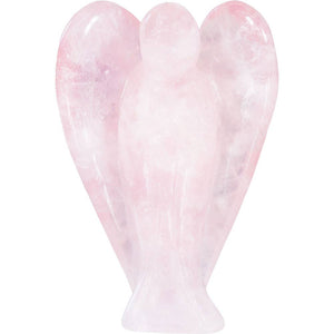 Gemstone Angel / Rose Quartz -1.5" -1.75"