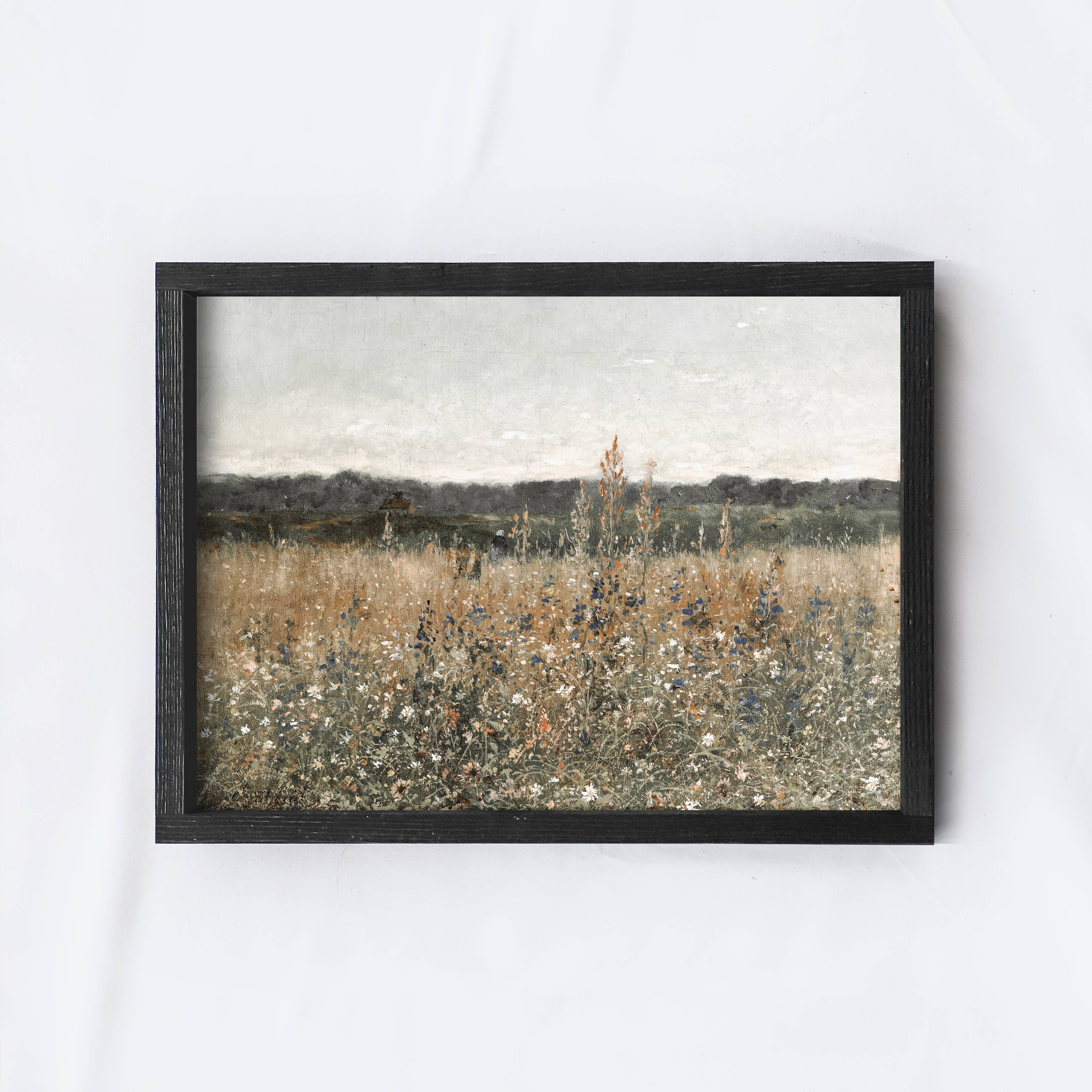 Vintage Print Framed | WildFlowers A22