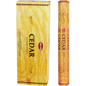 Hem Incense - Hexagonal - Cedar 20 Gr (Pk 6)