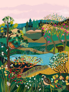 Okanagan Art Print by Anja Jane