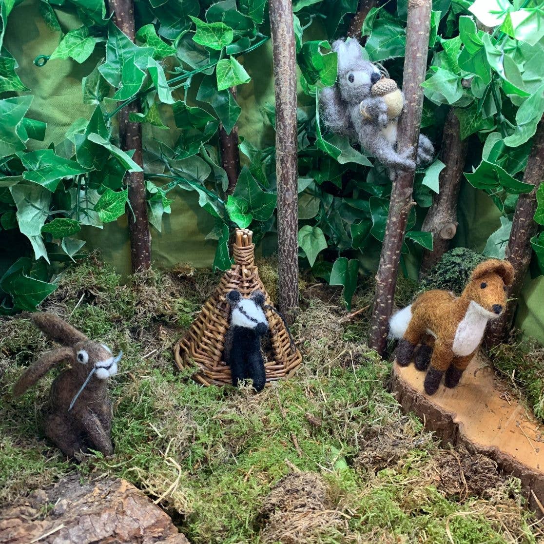 Handmade Felt Herbert the Hare Ornament