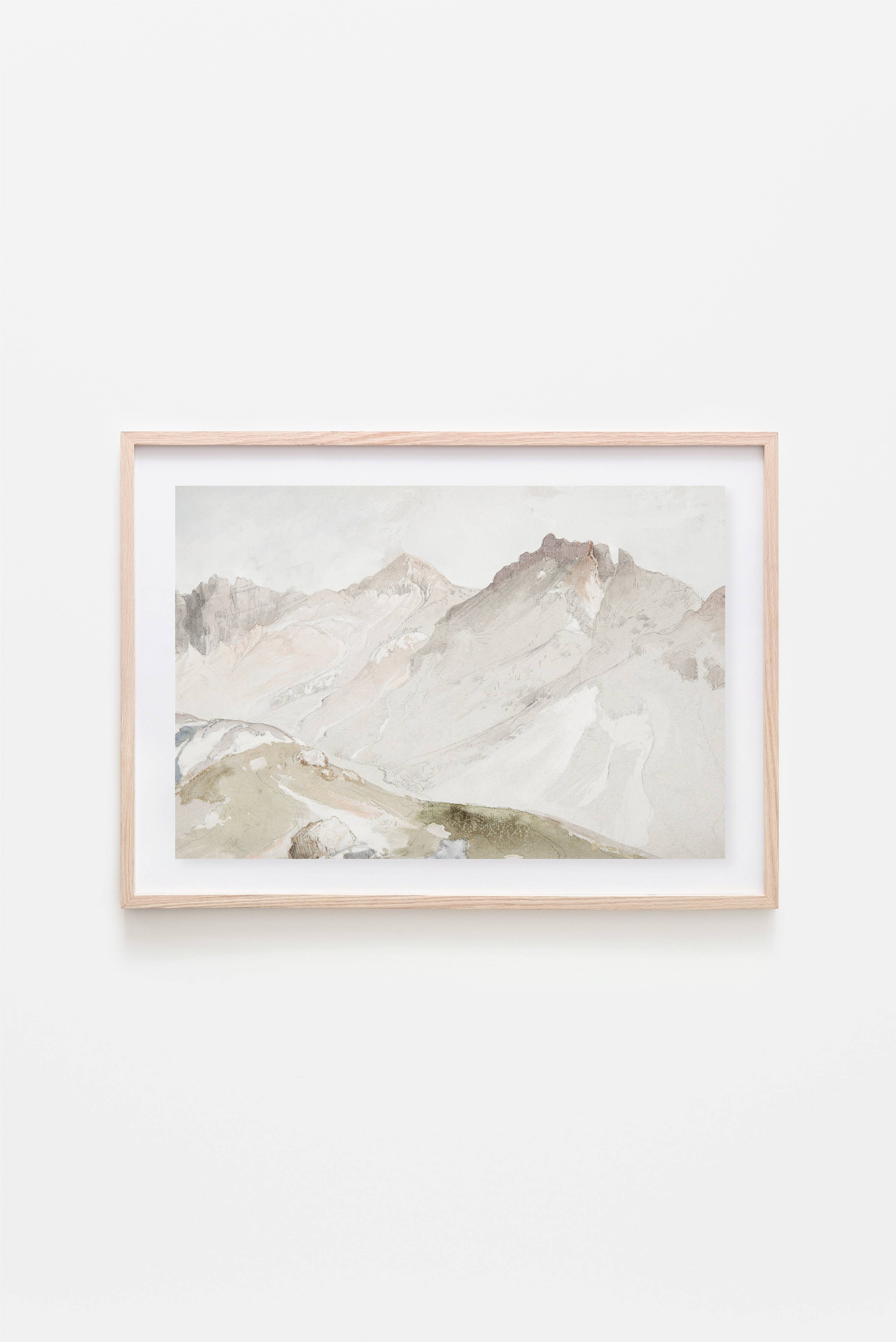 Mountain Peak Art Print