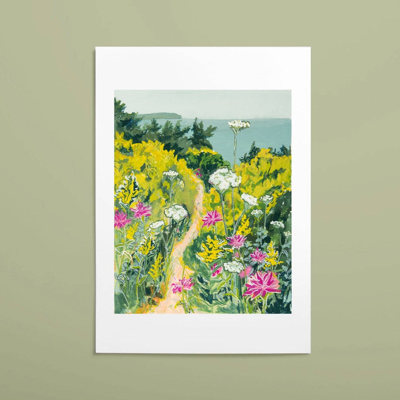 Coastal path - Lawrencetown by Liz Miles