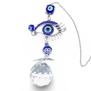Suncatcher - Crystal Hanging Ornament - Evil Eye