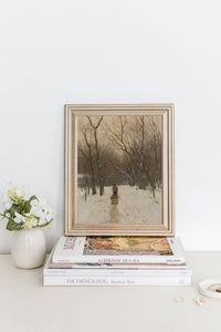 Winter lll Vintage Art Print