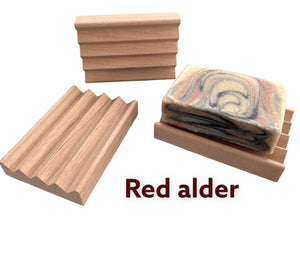 Wooden Soap Dish Red Alder