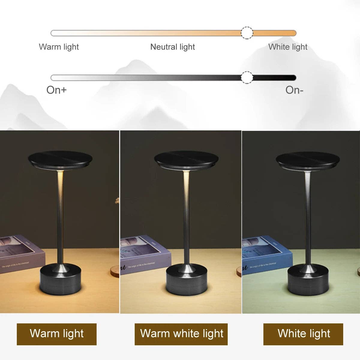 Rechargeable Touch Lamps- Various Colours