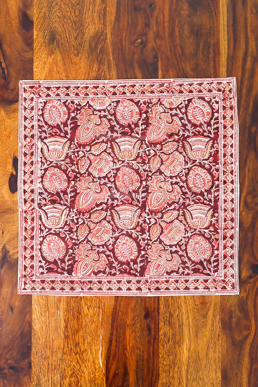 Terracotta Kalamkari Napkin Set