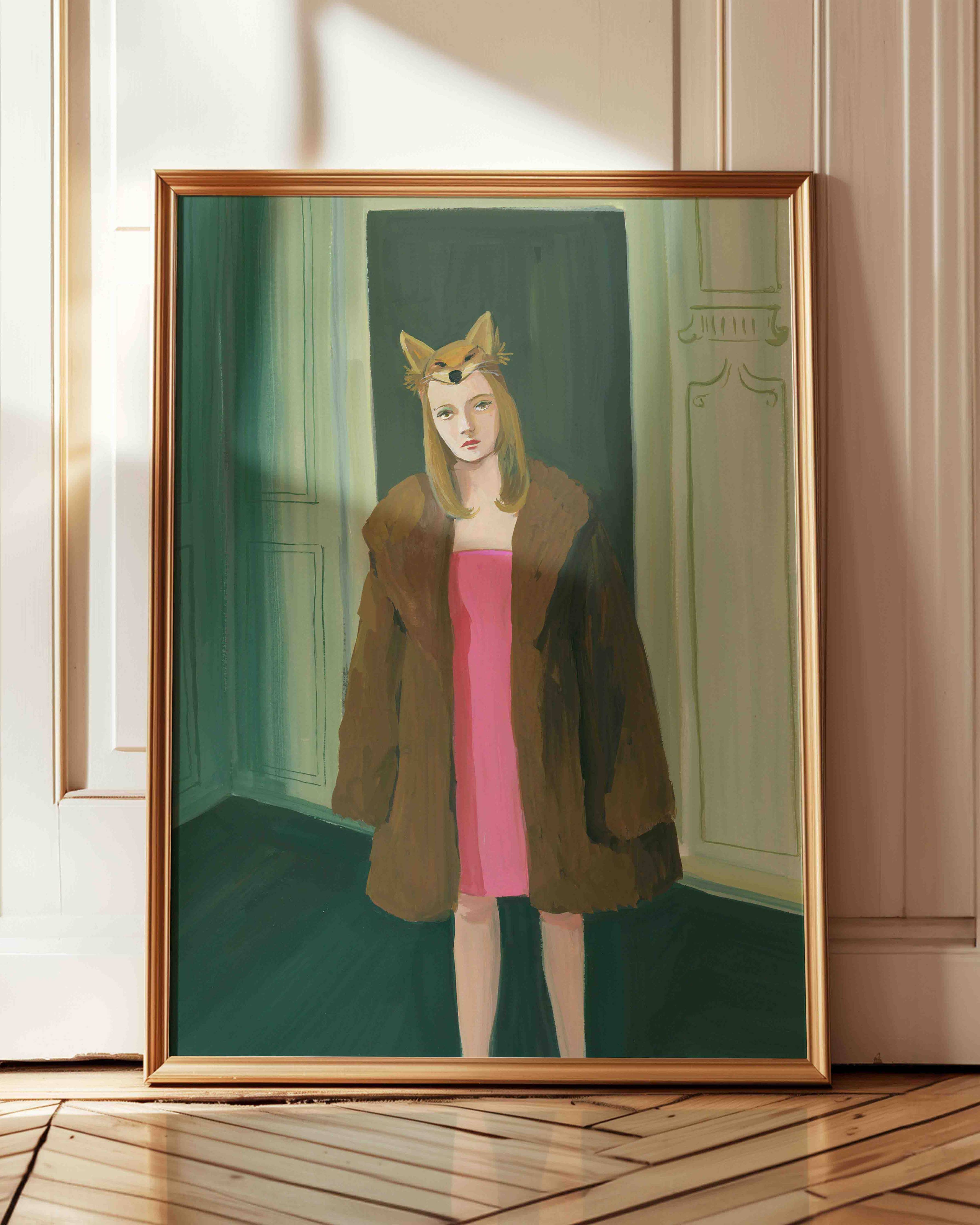 Creature. 8.5"x11" Art Print by Janet Hill