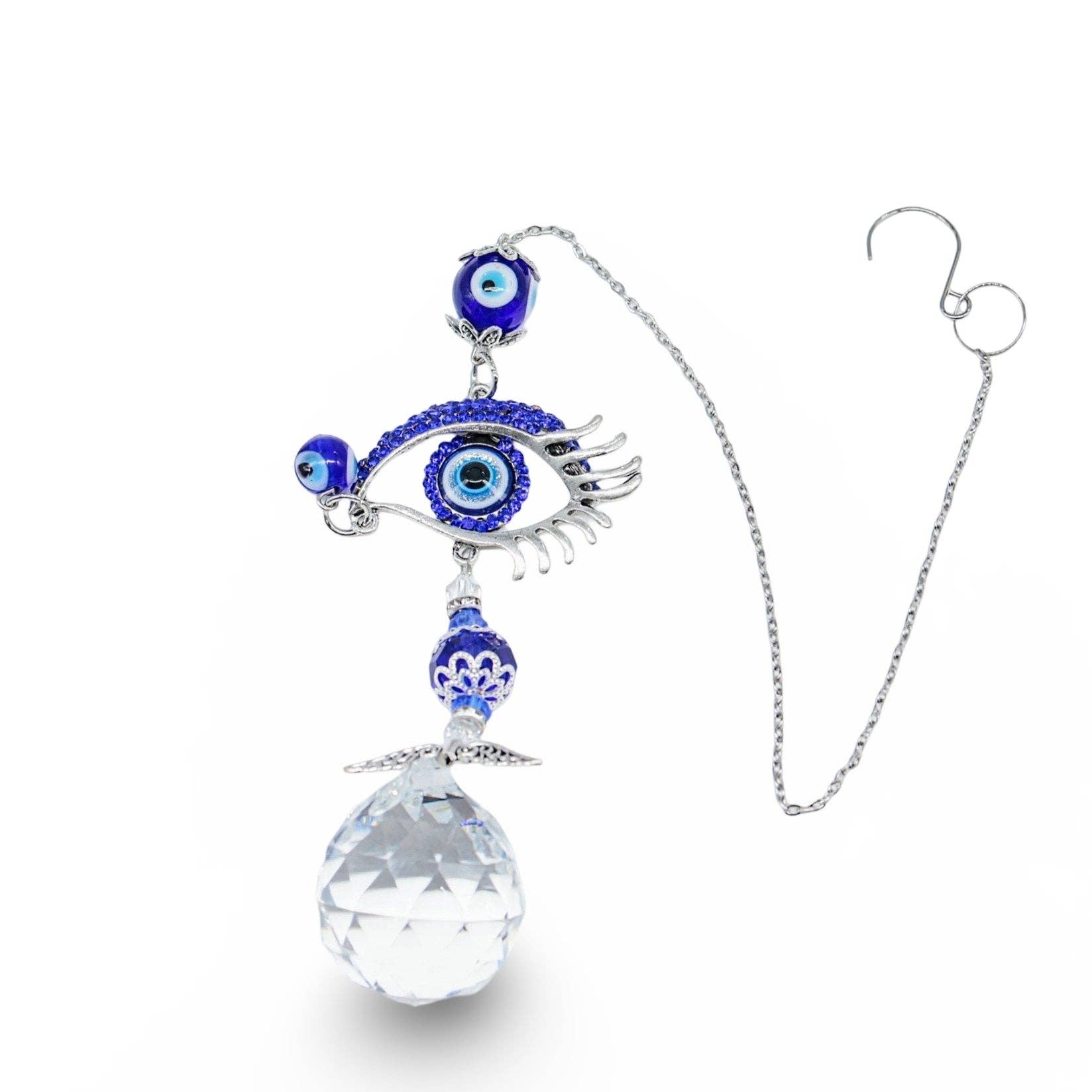Suncatcher - Crystal Hanging Ornament - Evil Eye