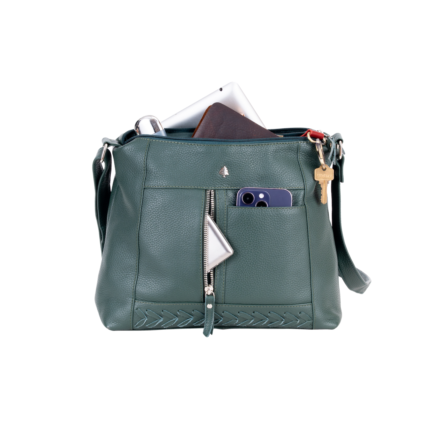Elegant Leather Crossbody Bag Tressa