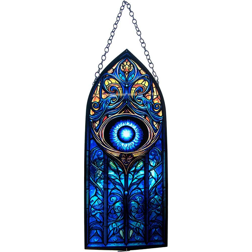 Glass Suncatcher Cathedral-Evil Eye