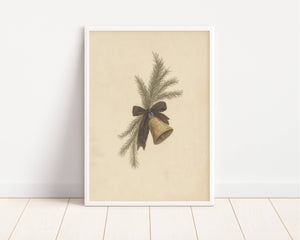 Bell Holiday Art Print
