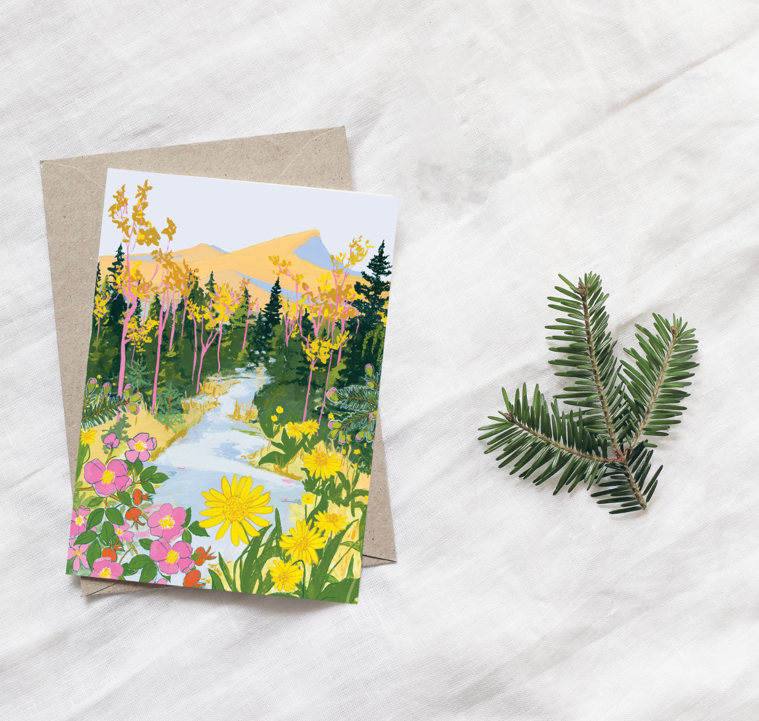 Yukon Greetings  Art Card