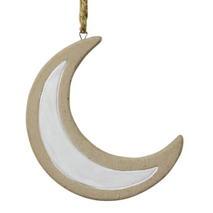 Ornament- Moon Ceramic