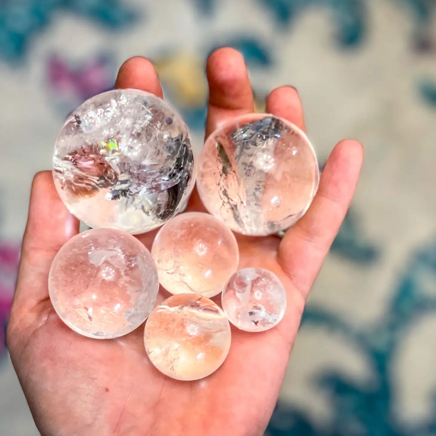 Clear Quartz crystal Balls