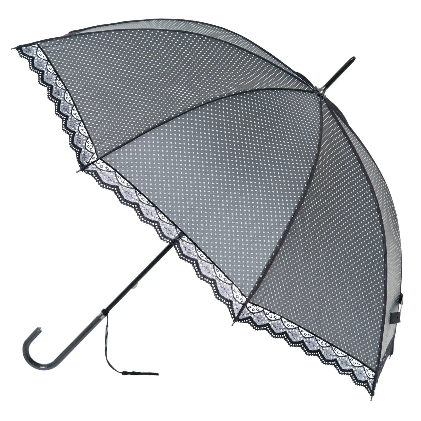 Classic Lace Umbrella in Grey