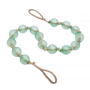 Glass Bead Garland- Aqua