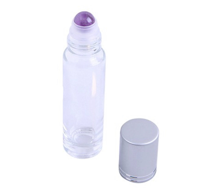 Essential Oil Crystal Roller Bottle~ Various Gems