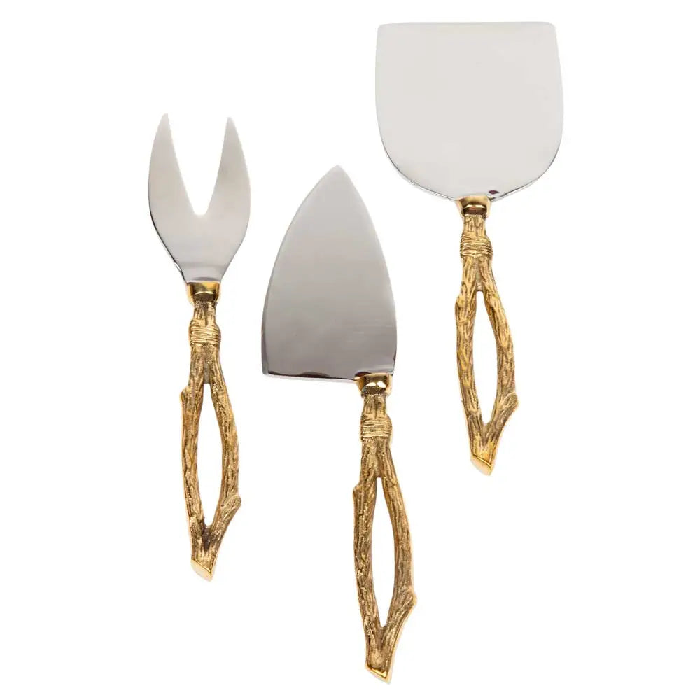 Fair Trade Cheese Knife Set -Branches
