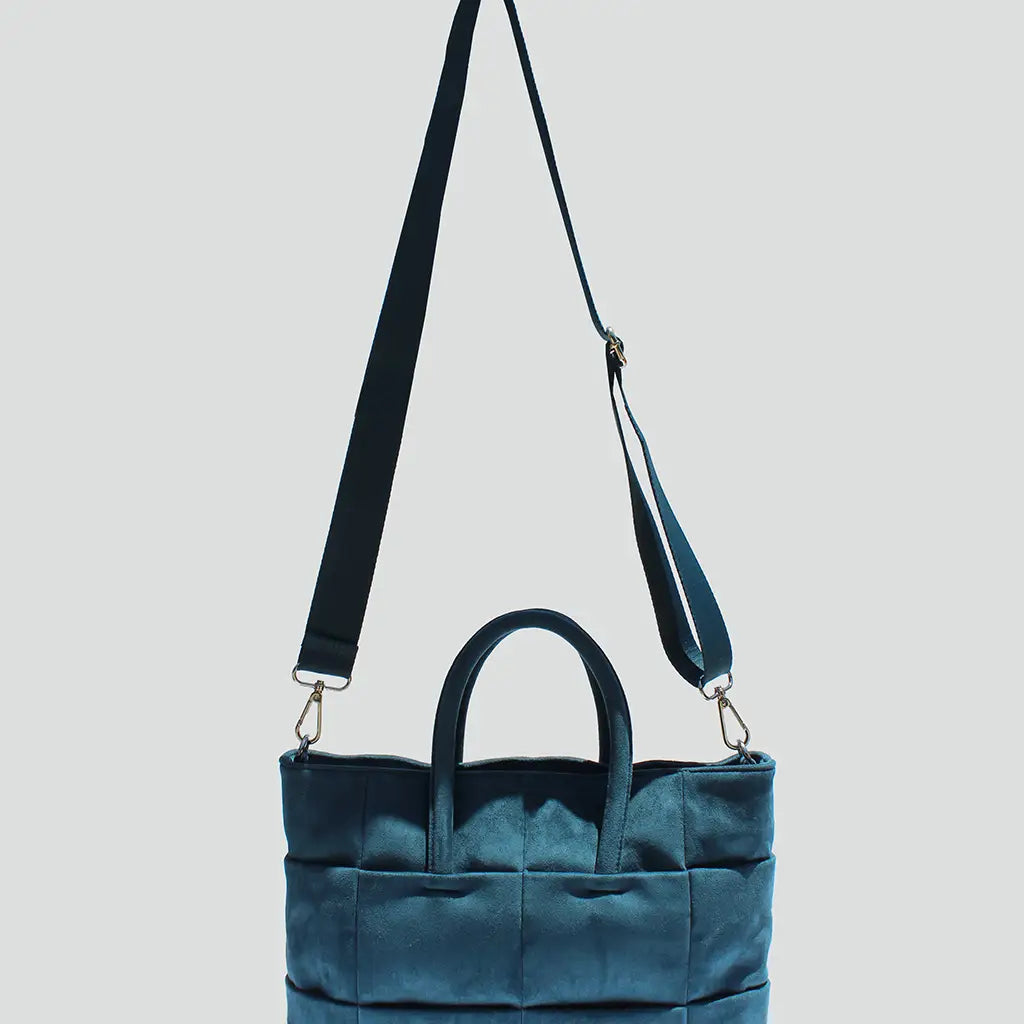 Isabella Woven Tote- Midnight