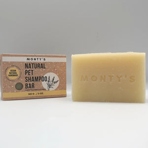 Monty’s Solid Pet Shampoo Bar