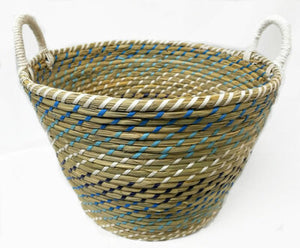 Sea grass Basket~ Blue (Various Sizes)