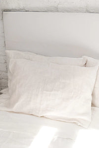 Linen Pillowcase- White