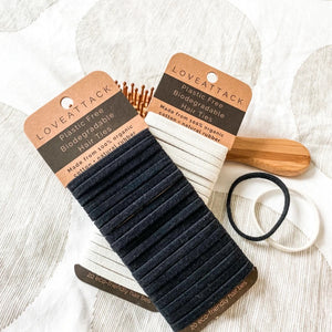 Plastic Free Biodegradable Hair Ties- 2 colours