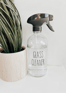 Glass Cleaner Clear Spray  Bottles