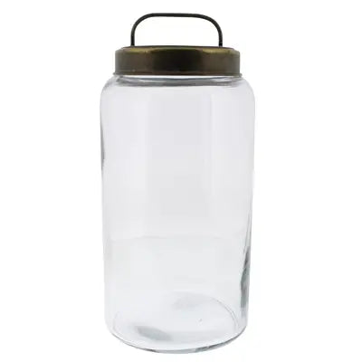 Archer Glass Canister with Metal Lid