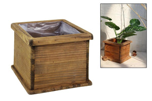 Lined Wooden Planter