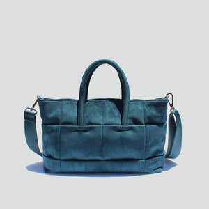 Isabella Woven Tote- Midnight